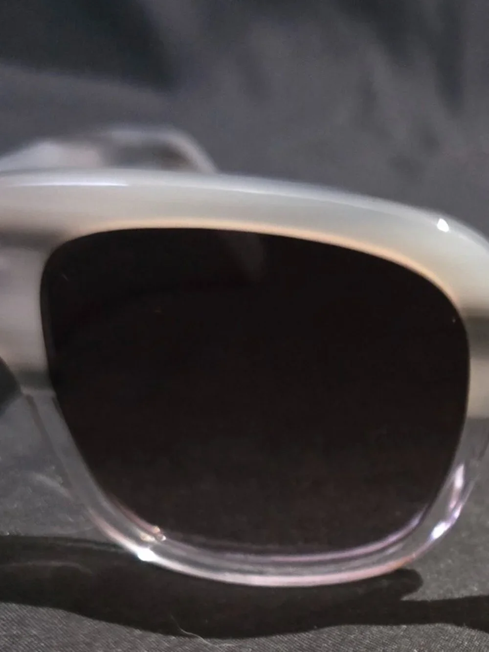 Chico's Gray Ombre Sunglasses NWT w/ Case & Cleaning Cloth MSRP $69.50
